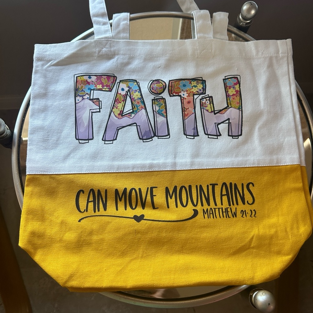 Tote bag faith